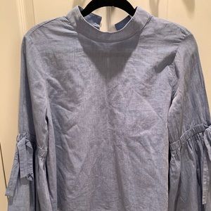 ❤️ Chambray Cotton Blouse from ZARA!